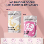 Kit de depilación 11 artículos WUWUVISTA Kit de cera para depilación con calentador de cera para derretir perlas de cera para rostro, brasileño, cuerpo completo, bikini, piel sensible, adecuado para tapones de especificación americana y europea - Imagem 6